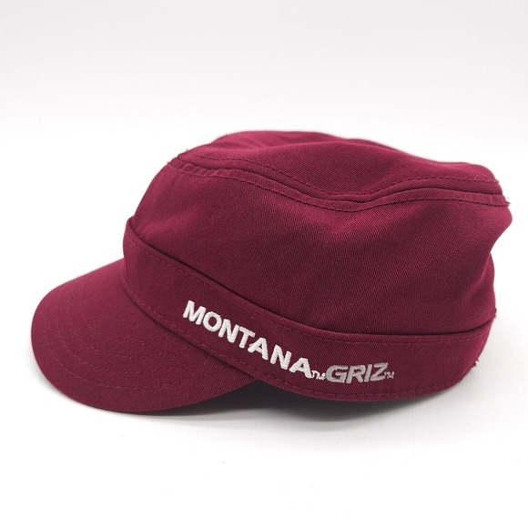 Montana Grizzlies Under Armour Womens Cadet Strapback Hat College NCAA Army Cap - Picture 2 of 7
